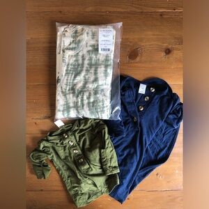 Lou Lou & Company Kids One Pieces - Green, Blue, and Cream